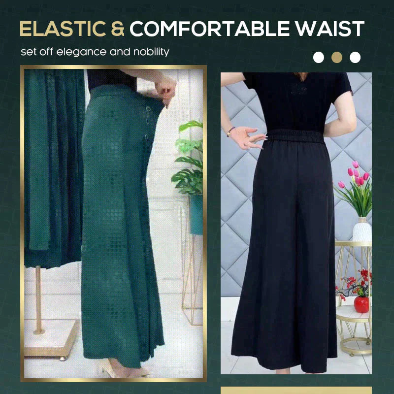 Pleated Wide Leg Pants