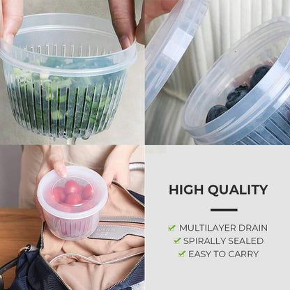 Multilayer Drain Food Preservation Box（48% OFF）