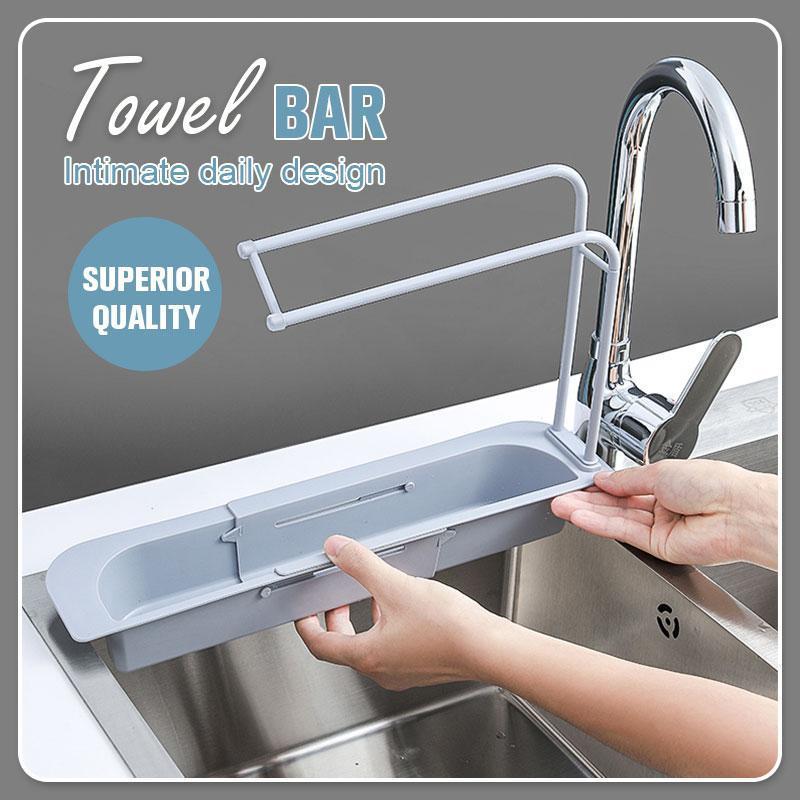 (50% OFF)Telescopic Sink Storage Rack