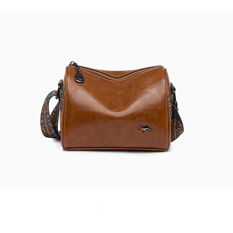 Retro Fashion Leather Crossbody Shoulder Bag