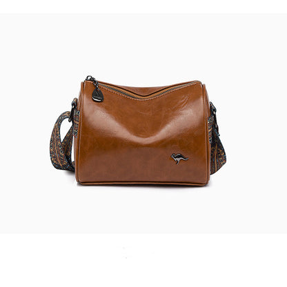 Retro Fashion Leather Crossbody Shoulder Bag