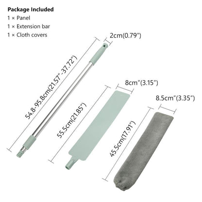 Household Retractable Extension Pole Dust Removal Gap Cleaning Tool