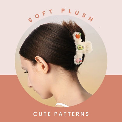 Cute Fluffy Hair Claw Clips