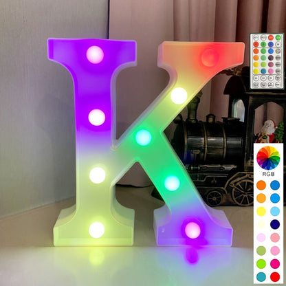 Colorful LED Marquee Letter Lights