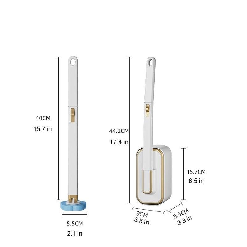 ⚡50K+ SOLD!🚽💦Disposable Replacement Wall-Mounted Innovative Toilet Brush Set✨