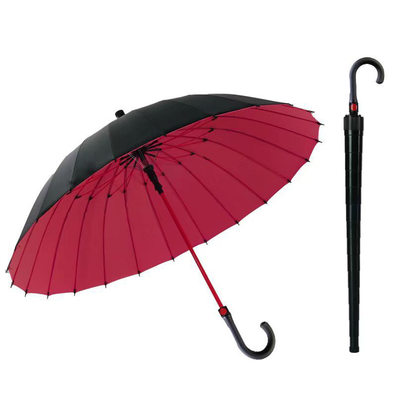 Self-Retractable Weather-Resistant Umbrella with Waterproof Cover