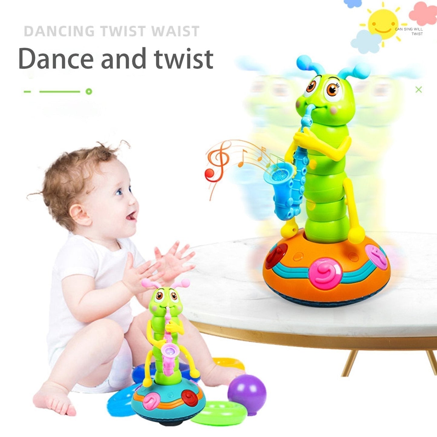 🔥 Hot Sale 🔥 Dancing Saxophone Caterpillar