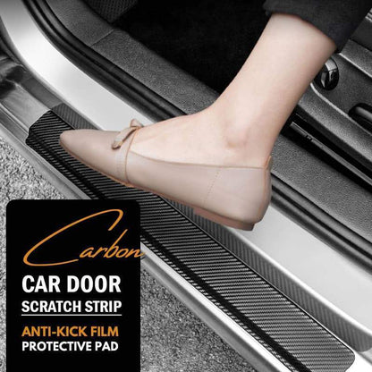 Carbon Car Door Scratch Strip Anti-kick Film Protective Pad