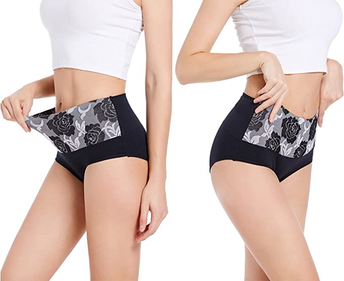 High Waist Tummy Control Cotton Panties