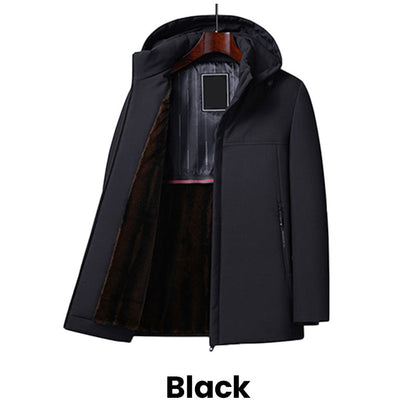 [Warm Gift] Men’s Thermal Thick Hooded Parka Coat