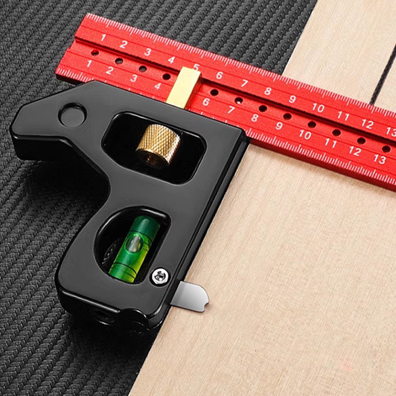 Combination Square Ruler 45-90 Degree Marking