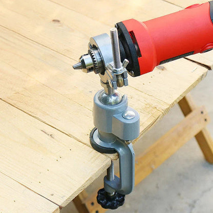 Electric Grinder and Electric Drill Universal Rotating Fixed Bracket Vise Shelf