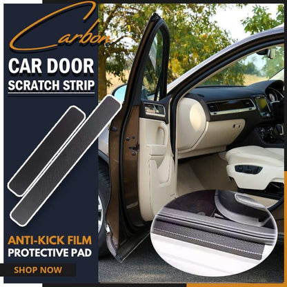 Carbon Car Door Scratch Strip Anti-kick Film Protective Pad