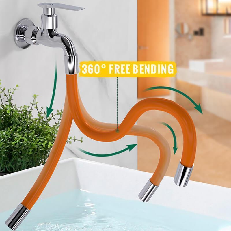 Universal Rotating External Booster Faucet Extender