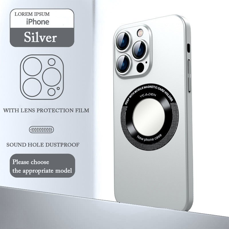 Magnetic Leakage Mark Dustproof Net Case Cover For iPhone