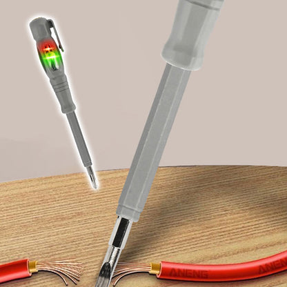 ⚡Dual-Use Screwdriver-Type Voltage Tester with Light Display