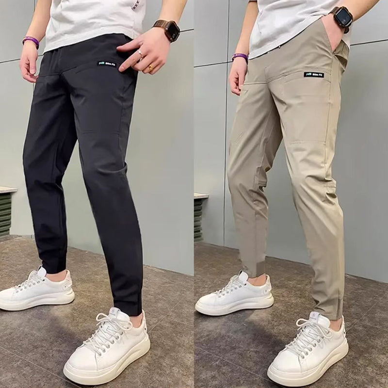 Men's High Stretch Multi-pocket Skinny Cargo Pants