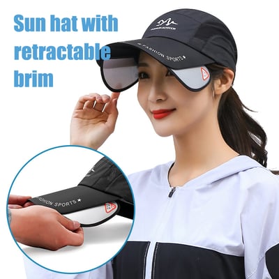 Retractable Brim Outdoor/Fishing/Riding/Climbing Sunblock Hat