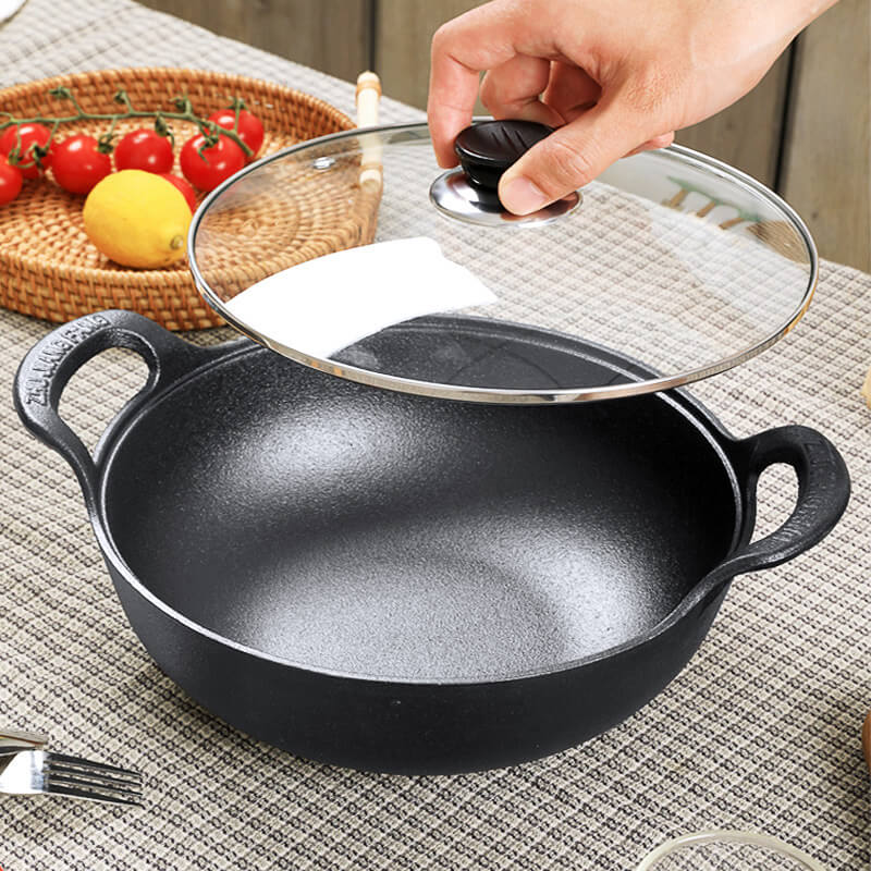 Cast Iron Pot Uncoated And Non Stick