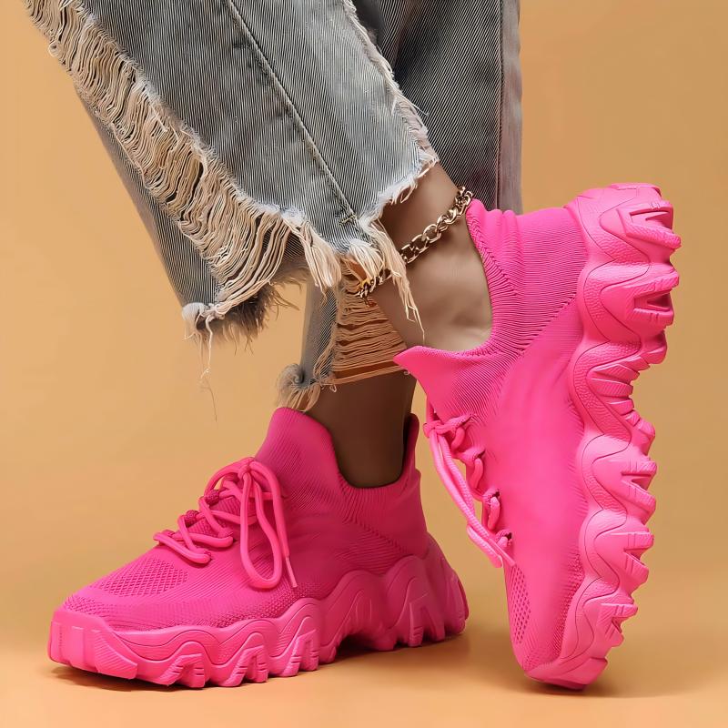 💕Women's Woven Mesh Lace-Up Fashion Sneakers