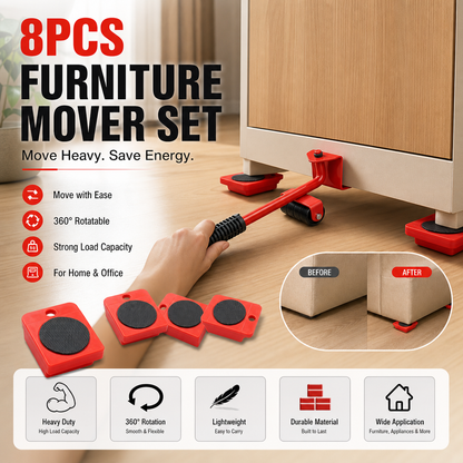 ⚡ Furniture Lifter Sliders – Labor‑Saving, Sturdy, Practical ✅