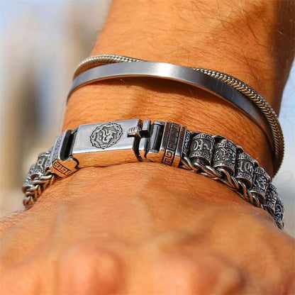Six Character Truth-Prayer Wheel Bracelet⛓️
