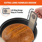 Reusable Non-Stick Silicone Oval & Round Bread Sling Set