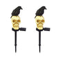 (🎃Early Halloween Promotion🎃 49% Off)Crow Skull Solar Garden Light