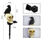 (🎃Early Halloween Promotion🎃 49% Off)Crow Skull Solar Garden Light