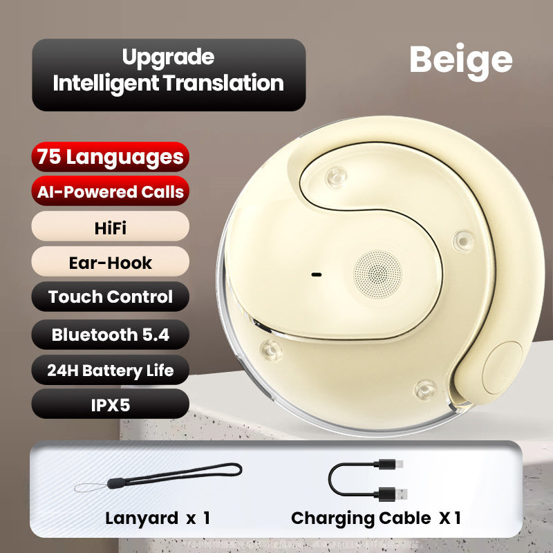 🎉 HOT SALE🎉🎧 Bluetooth AI Translation Headset