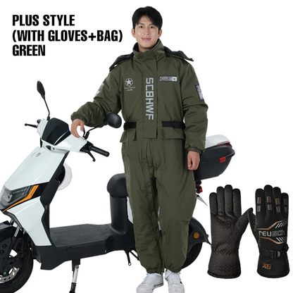 Winter Outdoor Riding Insulated Full-Body Suit