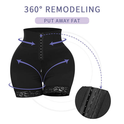 Boned Sculpt High Waist Shorts