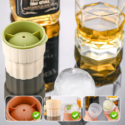 Portable Silicone Ice Ball Maker ❄️