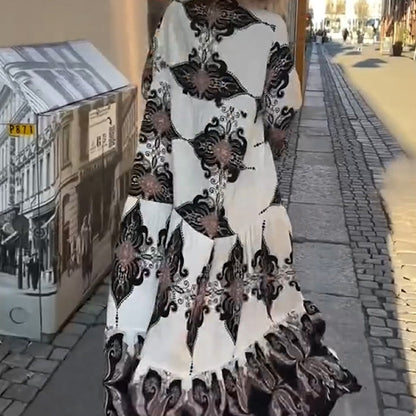 🌸Women's Elegant Printed Loose Flowy Dresses