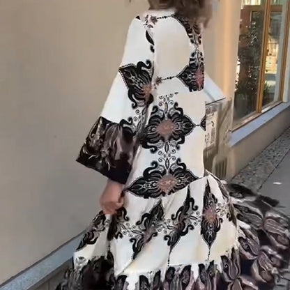 🌸Women's Elegant Printed Loose Flowy Dresses