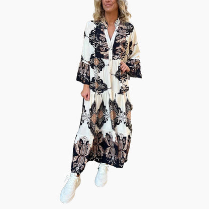 🌸Women's Elegant Printed Loose Flowy Dresses