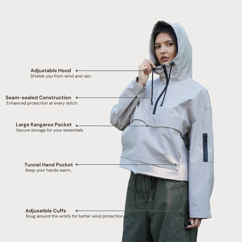 ⛰️3-in-1 Waterproof Women's Jacket – Rain, Wind & Cold, All Covered
