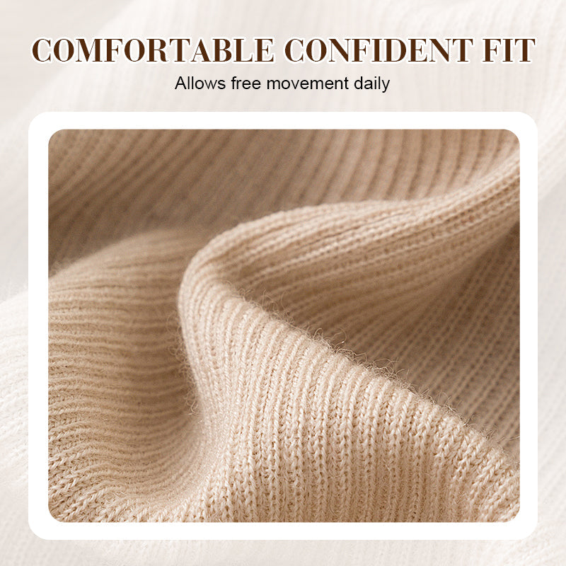 Chic V-Neck Long Sleeve Wrap Front Sweater