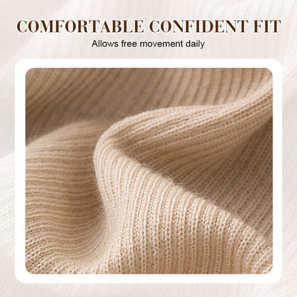 Chic V-Neck Long Sleeve Wrap Front Sweater