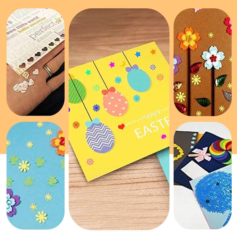 🔥 DIY Paper Punch Set For Children – Create Fun Shapes (stars/hearts/animals) For Crafts and Scrapbooking 🧒✨