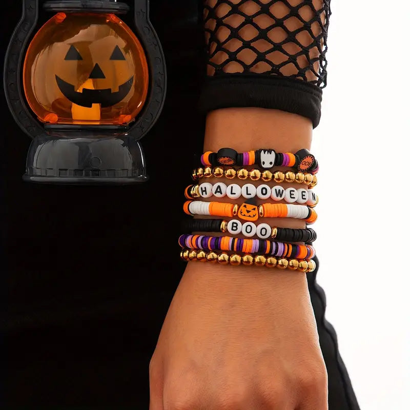 7-Piece Ambiance Halloween Bracelet Set