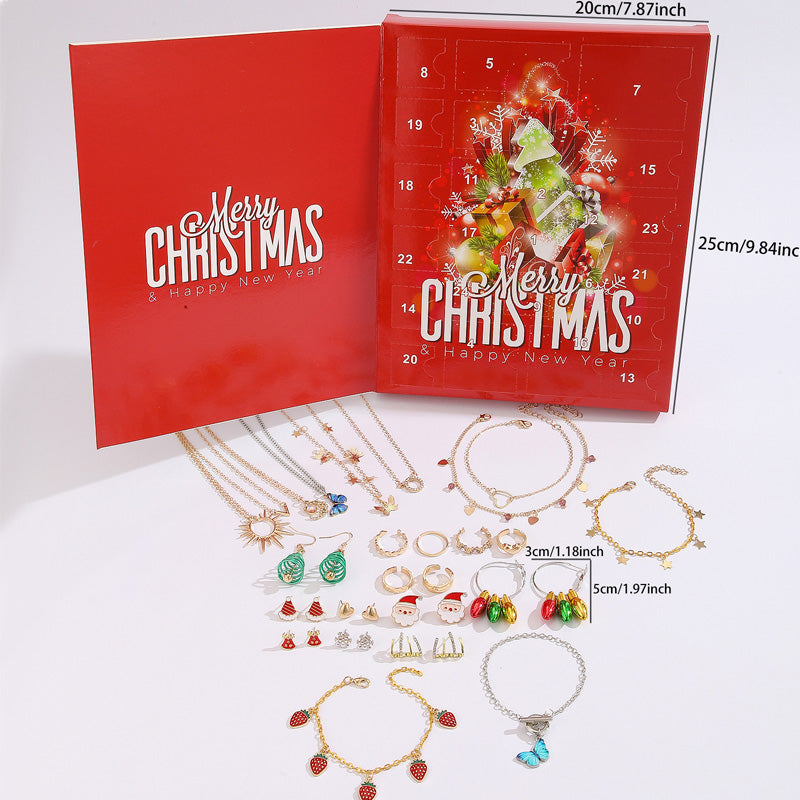 ✨🎄Christmas Sales 📿24PCS Christmas Jewelry Mystery Box
