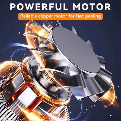 Transparent Electric Fruit and Vegetable Peeler🍇🧄