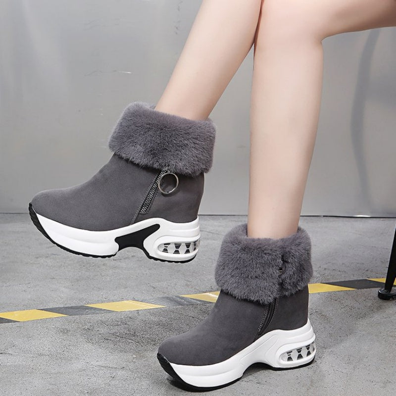Women’s Thick Sole Lined Ankle Boots