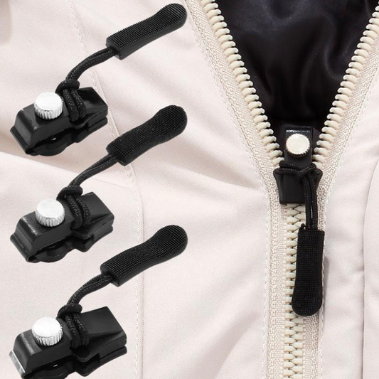 10-Piece Zipper Repair Kit - Tool-Free Installation, Multiple Colors, Quick Fix for Suitcases and Bags 🔧✨