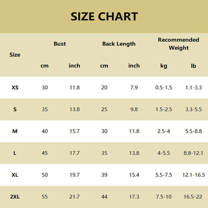 Warm Four-Legged Jacket with Harness