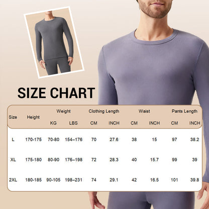 Men's Plush-Lined Thermal Set