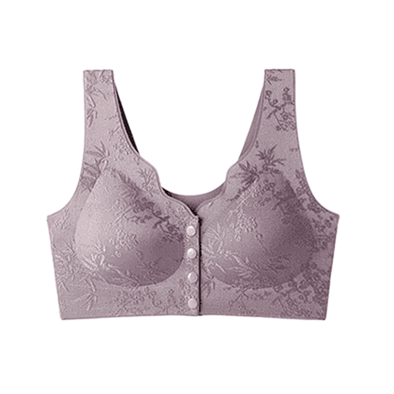 Comfort Front-Clasp & Wire-Free Seamless Bra