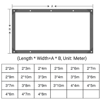 Heavy-Duty Transparent Waterproof Insulated Tarp