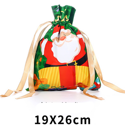 Christmas Drawstring Gift Bags